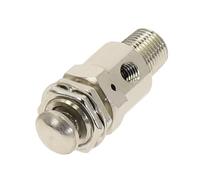 TAC2-3P N/C Exhaust Valve 2 Position 3 Way M5 Female 1/8 Male Thread Self-Reset Button Switch 1Pcs(TAC2-3P)