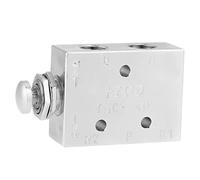 TAC2-41P 2 Position 3 Way Air Pneumatic Knob Control Toggle Valve, ON/Off Air Valve with Ultra Mini Size, No Spark Design for High Safety Applications