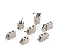 TAC2-41V 31V 41P 31P 41PP TAC-4V 4P 3P 3V TV-3S Air Pneumatic Mechanical Valve 2 Position 5 Way 1Pcs(TAC-2P)