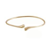 TACBSP Arm Cuff Bracelet for Women Boho Coil Arm Cuff Bangle Bracelet Minimalist Gold Upper Arm Bracelet Trendy Jewelry Gifts for Women, L, Alloy, no gemstone