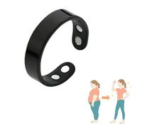 TACBSP Calmi Ring Magtherapy Lymphatic Drainage Lymph Nodes Acupuncture Therapy for Women Men - Acupressure Wellness Ring for Sleep, Stress Relief, Circulation & Natural Pain Relief, Metal, No