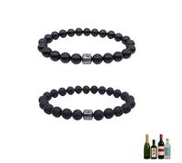 TACBSP Glame Anti Alcohol Bracelet Anti Alcohol Bracelet to Reduce the Urge to Drink Cravings Stop Drinking Alcohol Manifestation Bracelet Set, One Size, Stone, no gemstone