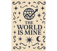 Taccuino minimalista - 100 Fogli, Rigatura a Riga Singola (15 cm x 22 cm) Serie “The World Is Mine”: Notebook elegante con righe sottili per scrivere con chiarezza.