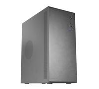 TACENS 2NOVAX, Ultra-compact Micro-ATX PC Case, Ultra-Rugged All-Metal Design, 1x 80mm Rear Fan, Mini-Tower Case with Large Internal Capacity, Black