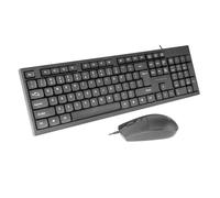 Tacens Anima ACP02, PC Combo, Compact Full-Format Keyboard with Multimedia Keys and CoPilot AI SmartKey, Optical Mouse 1600DPI 4 Levels HUANO Switches, Compatible with Windows|Mac|Linux, French