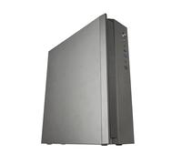 Tacens Anima ACSLIM500, MicroATX PC Case, Slim Dual Horizontal or Vertical Design, 500W TFX Power Supply, Front with Airflow Grill, Ultra-Compact Mini Tower with USB-C and USB 3.0, Black