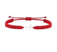 Tacery Matching Couple Bracelets,Braided Couple Bracelets Rope Cross | Adjustable Friendship Bracelets, Pinky Promise Bracelet, Handmade for Friends, Gifts, Couple, Women