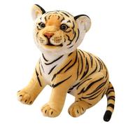 tacery Tiger Plushie - Soft Stuffed Tiger Plush Toy | Stuffed Animal | Hugging Sleeping Pillow For Children | Black Big Stuff Pillow Tiger Cat Toy | Large Lion Bear Dog | Girl Stuffed Animal Plush