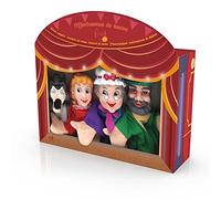 TACHAN - Set of 4 Children's Red Riding Hood Puppets - Set of Hand Puppets - Includes 4 Children's Tales Characters - Puppet Dimensions 30 cm (CPA Toy Group 749T00538)