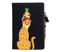 Tache A5 Cheetah Pu Notebook & Pen Set