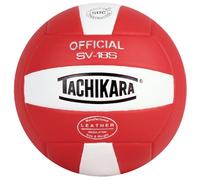 Tachikara Institutional quality Composite VolleyBall, Scarlet-White