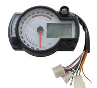 Tachometer Fuel Meter Digital Motorcycle Odometer Adjustable MAX 299KM/H 7 Colors Display Accessories Dashboard Tachometer Gauge