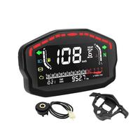 Tachometer Motorcycle DC 12V Universal Tachometer with Turn LED Backlight 14000RPM Gauge Electronic Digital Odometer for 1 2 4 Cylinders