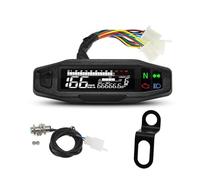 Tachometer Odometer A Universal Digital Motorcycle Meter Digital Odometer RPM Fuel Level Turn Signal Light For Motorcycle