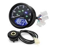 Tachometer Odometer AD Universal Motorcycle 12000RMP Speedometer Odometer Tachometer 1-4 Cylinders Motorbike Gauge Motorcycle Digital Dash