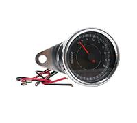 Tachometer Odometer DC 12V Universal Motorcycle Tachometer Blue Backlight 1000RPM REV Counter Electronic Tach Meter Motorcycle Tacho Gauge