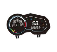 Tachometer Odometer Digital Motorcycle Speedometer Motorcycle Digital Odometer Anti-Fog Universal Electronic Code Meter For Italika 150z