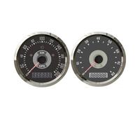 Tachometer Odometer Gauge Set 85mm GPS Speedometer 160MPH Tachometer 0-8000RPM With Red Yellow Backlight For Motorboat Auto 12V 24V