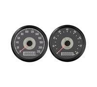 Tachometer Odometer Gauge Set 85mm GPS Speedometer 160MPH Tachometer 0-8000RPM With Red Yellow Backlight For Motorboat Auto 12V 24V