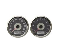 Tachometer Odometer Gauge Set 85mm GPS Speedometer 160MPH Tachometer 0-8000RPM With Red Yellow Backlight For Motorboat Auto 12V 24V