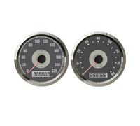 Tachometer Odometer Gauge Set 85mm GPS Speedometer 160MPH Tachometer 0-8000RPM With Red Yellow Backlight For Motorboat Auto 12V 24V