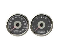 Tachometer Odometer Gauge Set 85mm GPS Speedometer 160MPH Tachometer 0-8000RPM With Red Yellow Backlight For Motorboat Auto 12V 24V