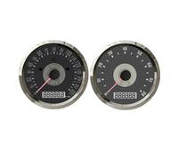 Tachometer Odometer Gauge Set 85mm GPS Speedometer 160MPH Tachometer 0-8000RPM With Red Yellow Backlight For Motorboat Auto 12V 24V