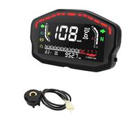 Tachometer Odometer Motorcycle Thermometer Digital 12V Speed Meter Meter Universal Board Motorcycles Dashboard Adjust Odometer