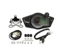Tachometer Odometer Universal Digital Motorcycle Odometer Meter Tachometer Meter Motorbike Moto Dashboard 12V 0-14000 RPM