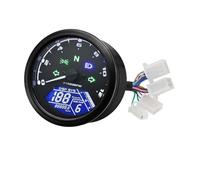 Tachometer Odometer Universal Motorcycle 12000RMP Speedometer Odometer Tachometer 1-4 Cylinders Motorbike Gauge Motorcycle Digital Dash