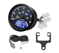 Tachometer Odometer Universal Motorcycle Instrument 12000RMP Meter Odometer Tachometer 1-4 Cylinders Motorbike Gauge Moto Digital Dash