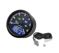 Tachometer Odometer Universal Motorcycle Instrument Digital Speedometer Meter Sensor Tachometer 0~12000RPM For 1-4 Cylinder Motorbike 12V