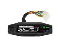 Tachometer Odometer Universal Motorcycle Speedometer Digital Speed Meter LED Tachometer Dashboard Instrument Panel Meter Display Y Bracket