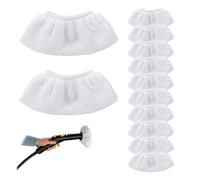 Tacitmeet 12 Steam Cleaner Accessories Replacement Covers for Handheld Steam Cleaners, Mop Cloths Compatible with Karcher SC1 SC2 SC3 SC4 SC5 SV7 Steam Cleaners