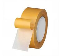 Tacitmeet Double Sided Fabric Tape, 1 Inch × 66FT Heavy Duty Curtain Hemming Tapes with Fiberglass Mesh, Double Sided Tape for Clothes Pants Dresses Floor Carpet Wall without Sewing Ironing