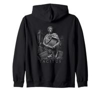 Tacitus Ancient Rome Latin Historian Philosophy Zip Hoodie