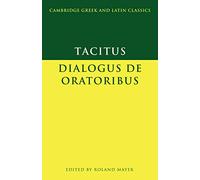 Tacitus: Dialogus de oratoribus