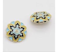 Tack Buttons,Shirt Buttons,Metal Buttons,10pcs 18mm Vintage Square Jacket Buttons DIY Sewing Accessories Decorative Buttons for Clothing Women Coat Buttons for Sewing 3,20mm 10pcs ( Color : 4 , Size :