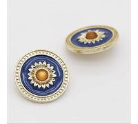 Tack Buttons,Shirt Buttons,Metal Buttons,10pcs 18mm Vintage Square Jacket Buttons DIY Sewing Accessories Decorative Buttons for Clothing Women Coat Buttons for Sewing 3,20mm 10pcs ( Color : Multicolou