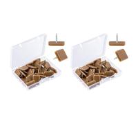 Tack-in Drawer Glides Drawer Track Glide for Repairing Dressers, Making All the Drawers Slide Smoothly and Evenly 60Pcs