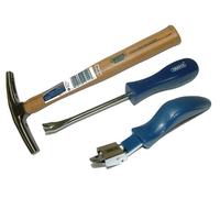 Tack Lifter, Staple Lifter + 7oz Draper Hammer Upholstery Kit