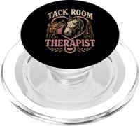 Tack Room Therapist Funny Horseback PopSockets PopGrip for MagSafe