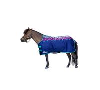 Tack Shack of Ocala- Shires Mini/Foal Highlander Turnout Blanket, Waterproof Turnout Blanket, 600 Denier, 0 gram Turnout Blanket, Mini Waterproof Blanket (Navy Forest, 33)