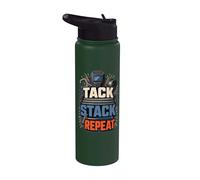 Tack Stack Repeat Welder Fabrication Stainless Steel Insulated Water Bottle