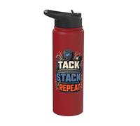 Tack Stack Repeat Welder Fabrication Stainless Steel Insulated Water Bottle
