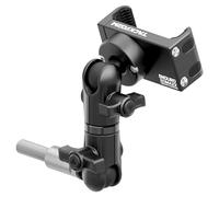 Tackform Black Motorcycle M10 Handlebar Bolt Phone Mount - Vibration Dampening 20MAXX Spring Cradle | 3.5" Arm | Aluminum | Compatible with BMW K1600 GT/GTL, R1200 RT, R1250 RT (Year Specific)