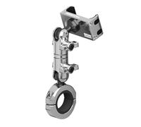 Tackform Chrome Motorcycle Phone Mount - 20MAXX Spring Cradle | 3.5" Long Reach Arm | BC3 Universal Clamp Fits 1-1/4" to 1-1/2" Handlebars | Aluminum | Compatible with iPhones, Galaxy Devices, More