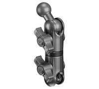 Tackform DURALOCK 20mm Ball and Socket Arm 3.85” Extension/Dropdown Kit - Long Reach | 6061-T6 CNC Billet Aluminum | NOT Compatible with 1" / B Sized Systems | Black Knob