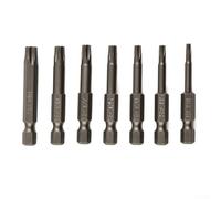 Tackle Any Job with This Magnetic Hex Shank For Torx Screwdriver Bit Set of 7 in Various Sizes from T40 at a Length of 50mm