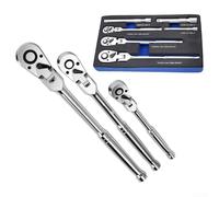 Tackle Any Task Flex Head Ratchet Wrenches, Complete Six Piece Toolset Offered Here